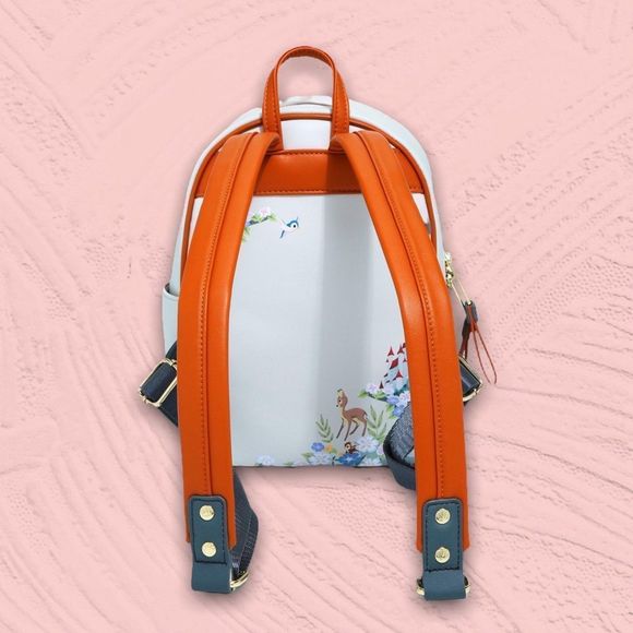 Loungefly Disney Snow White and the Seven Dwarfs Floral Mini Backpack - Picture 3 of 5